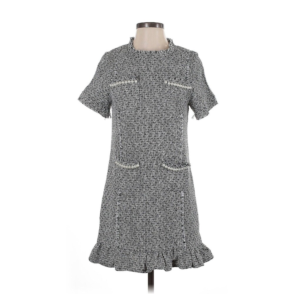 Gracia Tweed & Pearl Dress, Boutique Chic Coquette Small